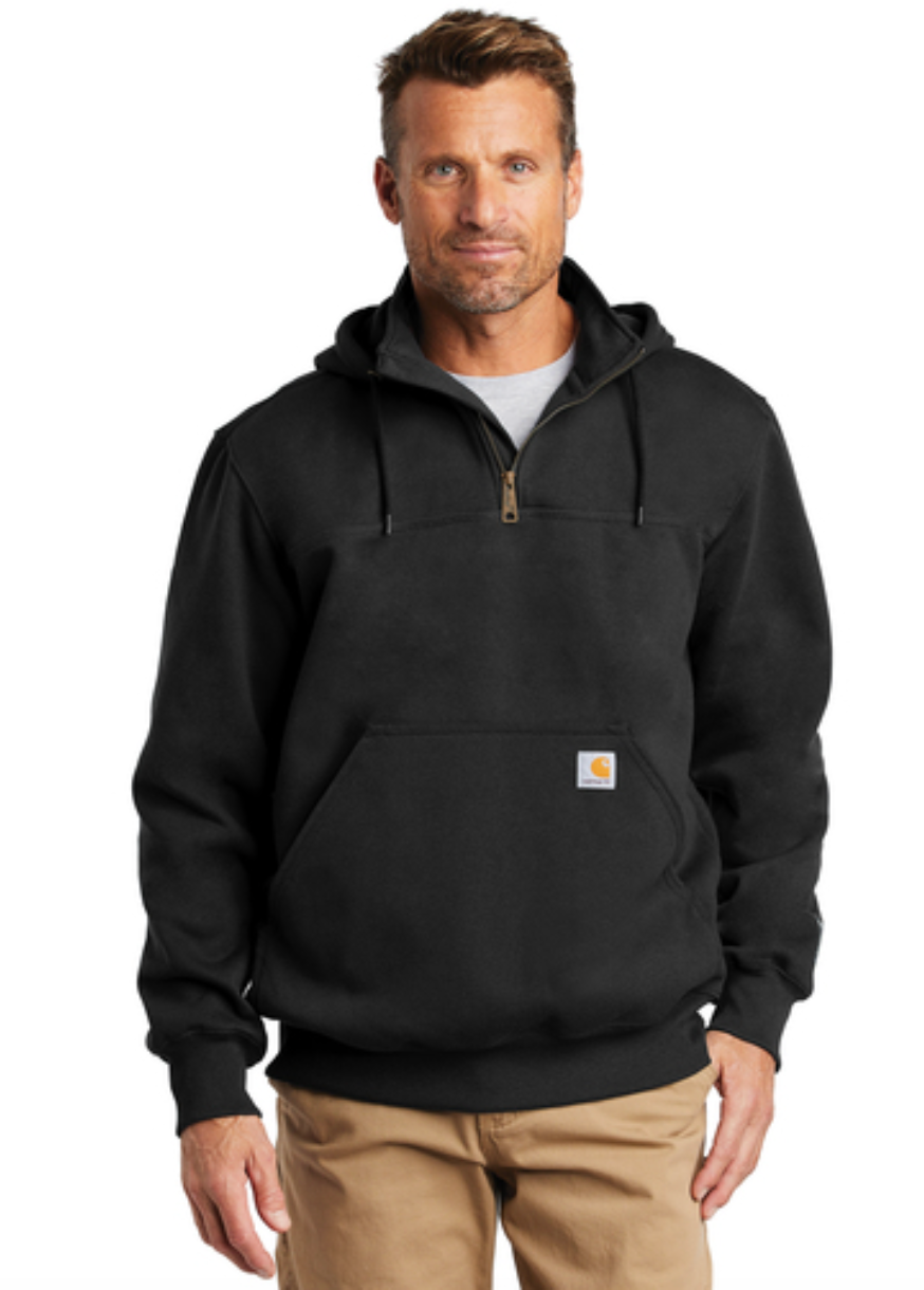 Carhartt Rain Defender Paxton Heavyweight Hooded Zip Mock Sweatshirt