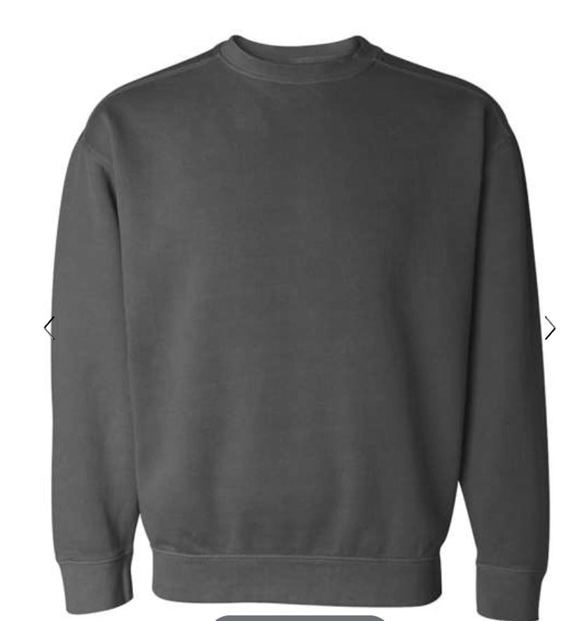 Comfort Colors Crewneck - Tonal Embroidered LSB Logo