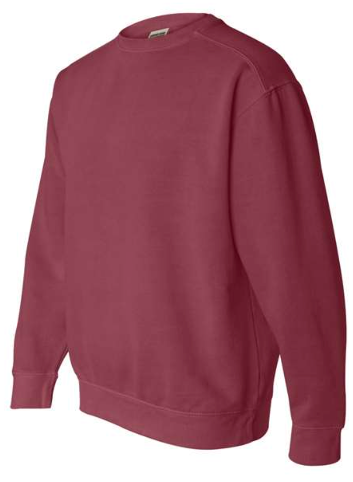 Comfort Colors Crewneck - Tonal Embroidered LSB Logo